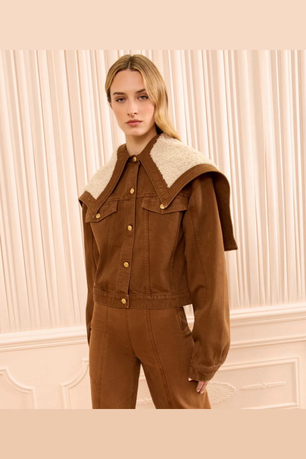 Ulla Johnson The Sybil Denim Jacket - Umber
