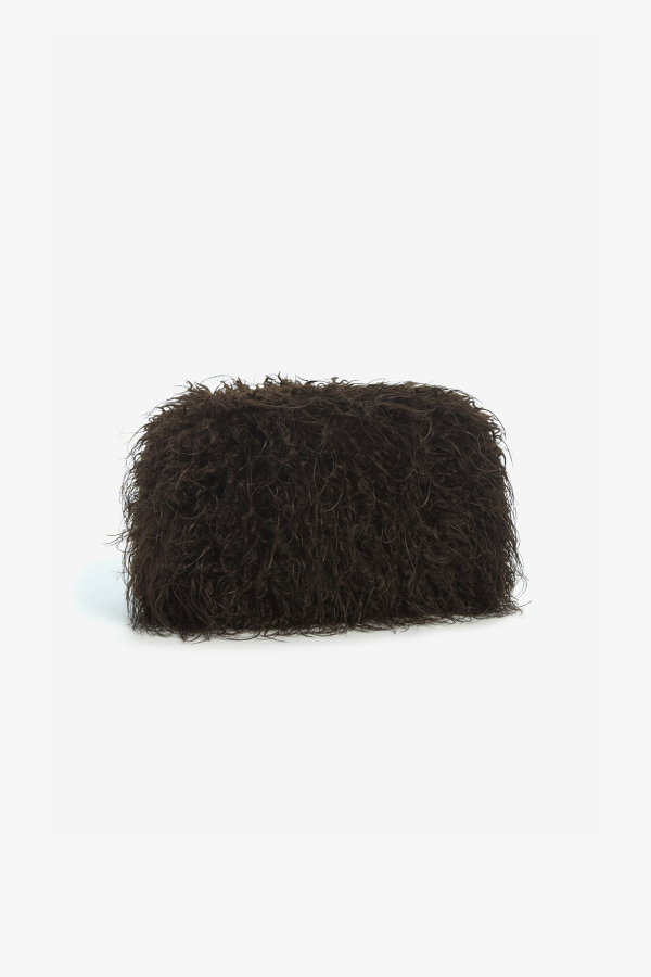 APPARIS Jumbo Noor Mongolian Pochette - Deep Brown