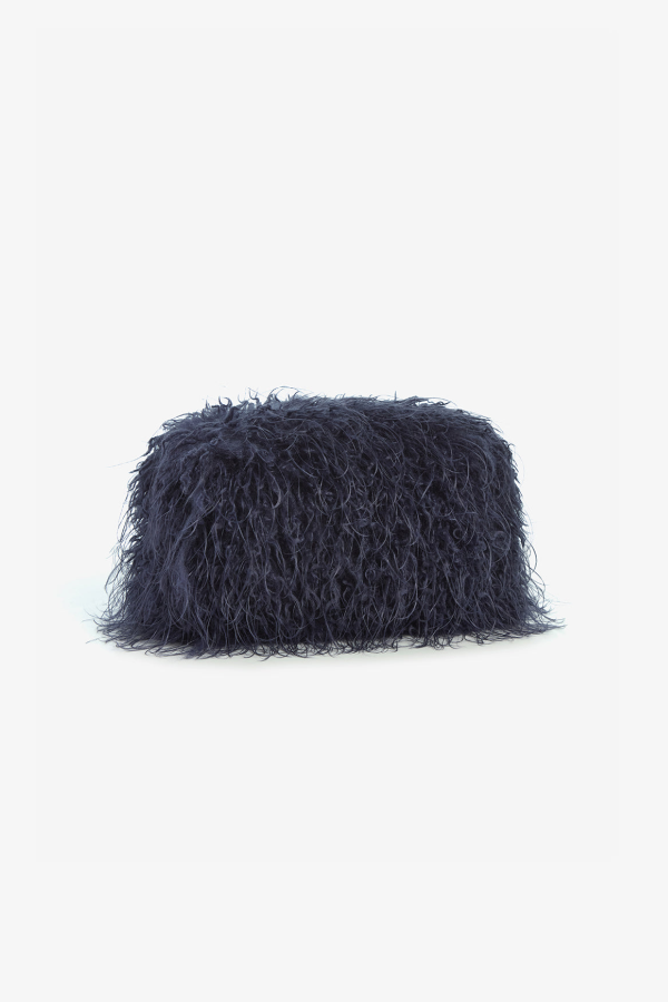 APPARIS Jumbo Noor Mongolian Pochette - Steel Blue