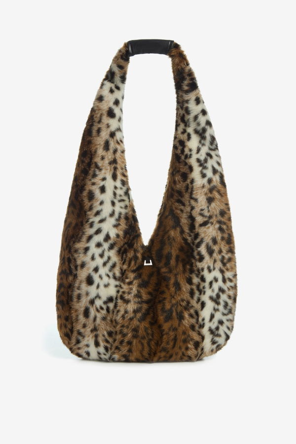 APPARIS Maxi Colette Shaved Leopard Bag