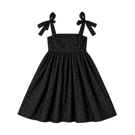 HVN Mini Nora Bias Dress - black | Garmentory