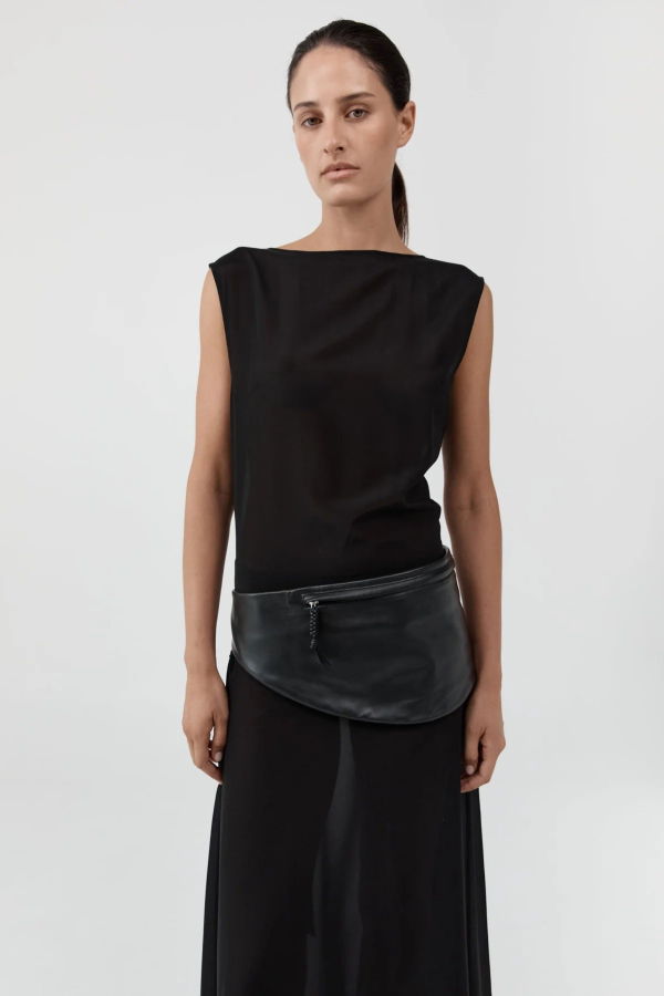 St. Agni Soft Belt Bag - Black