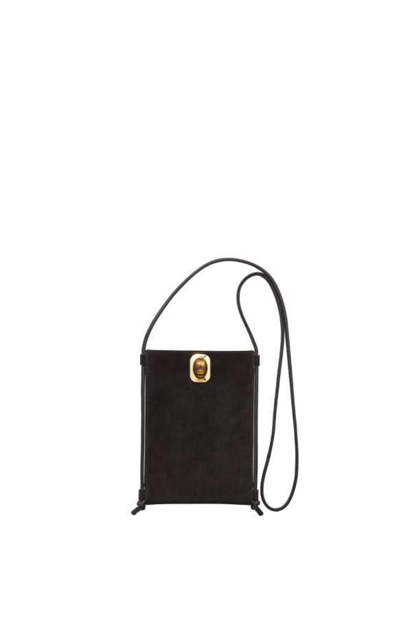 Veronica Beard Stone Embellished Tether Bag - Black