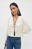 RIXO LONDON Tove Floral Trail Jacquard Top - Thumbnail 1