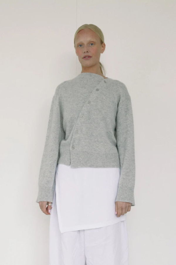 Bohème The Asymmetric Cashmere Knit Cardigan
