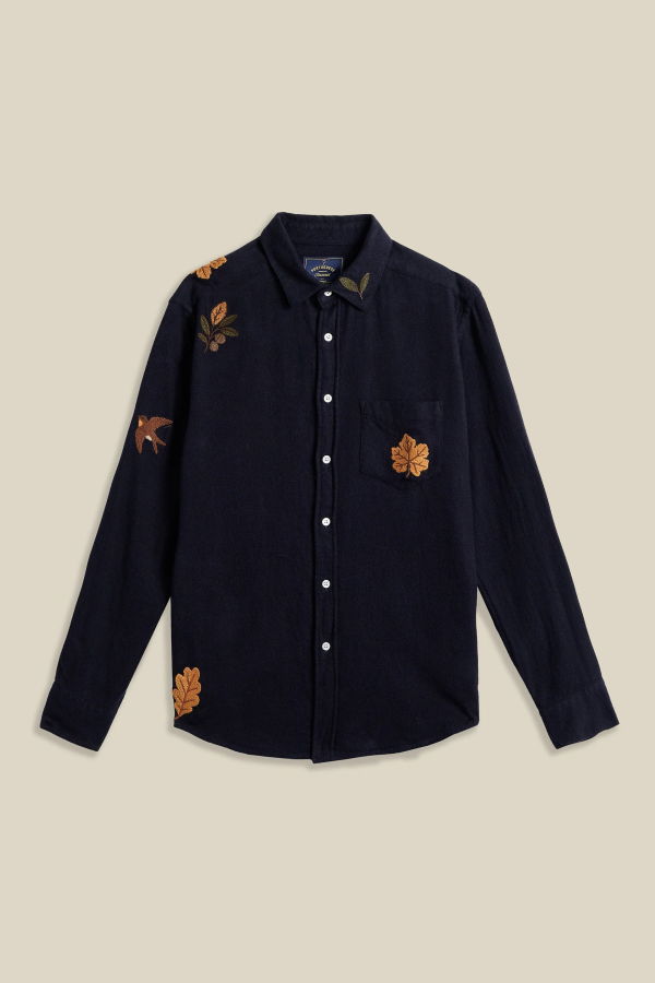 Portuguese Flannel Embroidery Flannel Shirt