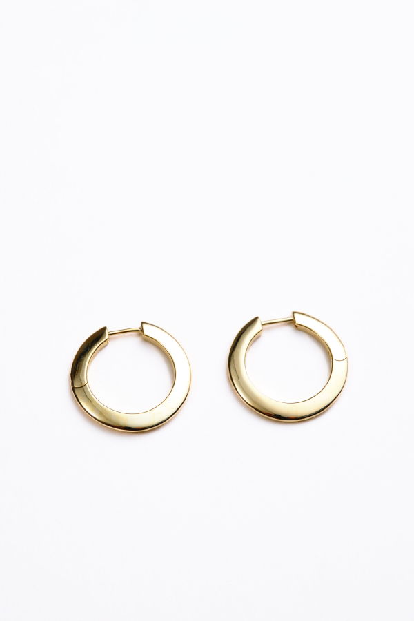 Their Studios Talia Medium Hoop Earrings