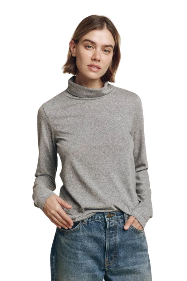 The Great. The Turtleneck Long Sleeve Tee