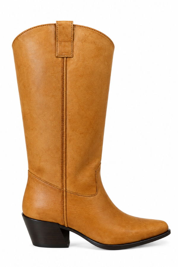 Staud Monty Boot - Cashew Distressed