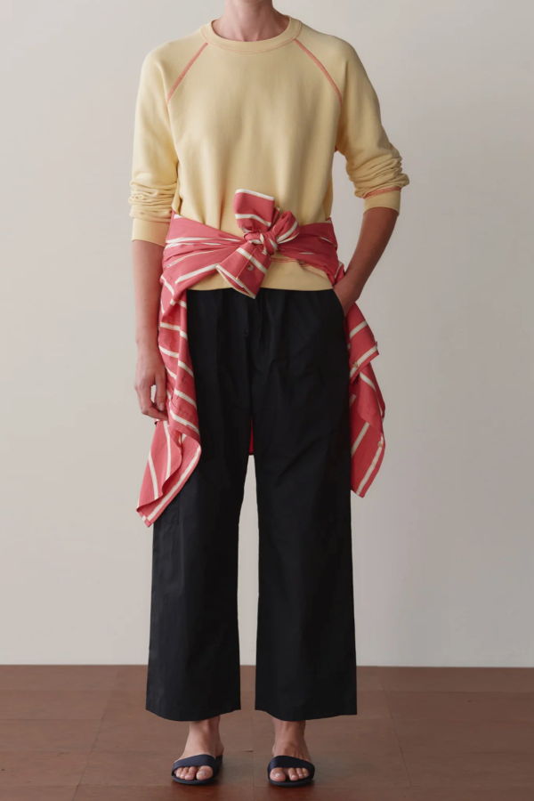 Donni. The Pop Drawstring Cargo Pant - Jet