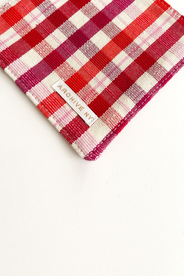 Archive New York Noel Plaid Coasters - Set of 4