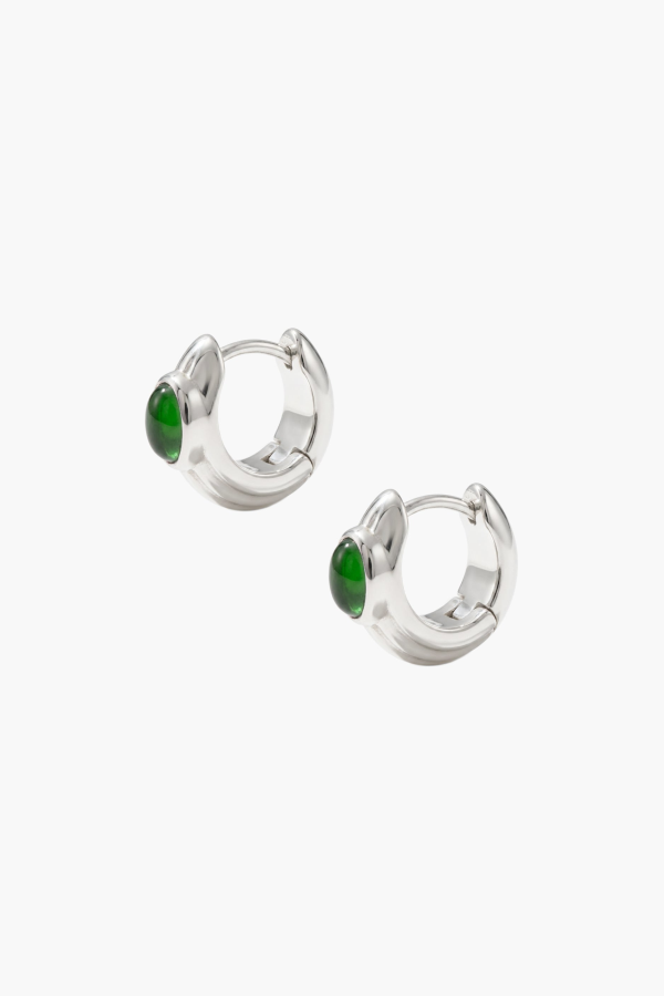 Cled Scallop Hoop Earrings