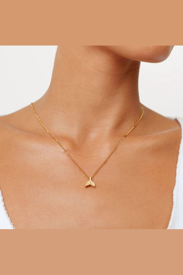 ATOLEA Mermaid Necklace - Gold