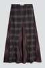 Our Legacy Dusty Merlot Check Flannel Rebel Skirt - Thumbnail 1
