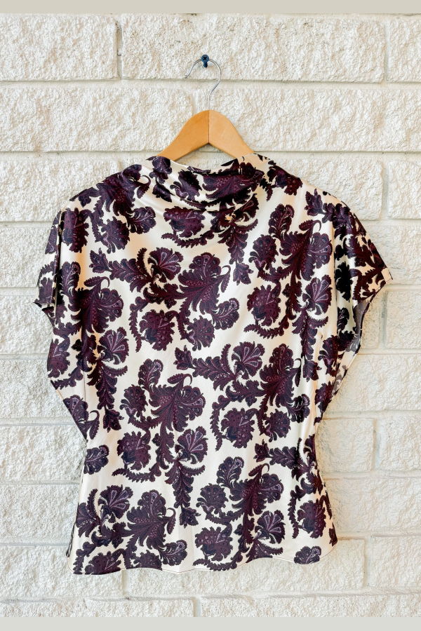 Veronica Beard Redgrave Top - Ecru Multi
