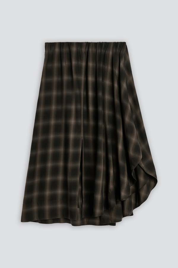 Our Legacy El Paso Check Saloon Tencel Fan Skirt Our Legacy El Paso Check Saloon Tencel Fan Skirt