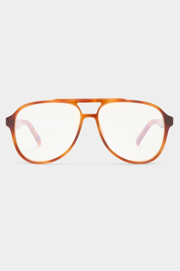 Le Specs Blue Light Tragic Magic Glasses - Vintage Tort