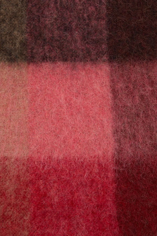 Acne Studios Mohair Checked Scarf