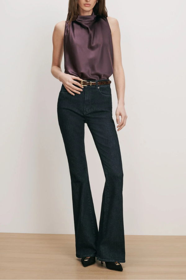 Veronica Beard Tam Top - Dark Eggplant