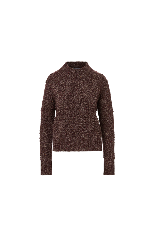 Veronica Beard Tati Pullover - Burgundy Multi