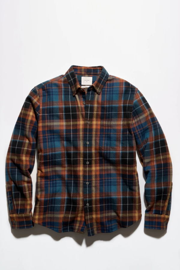 Billy Reid Micro Block Plaid Tuscumbia Shirt