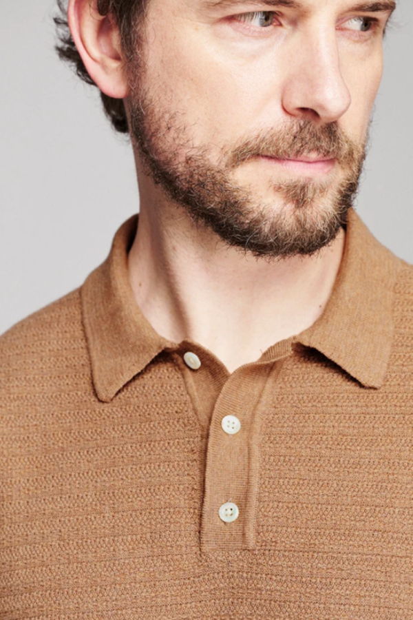 Billy Reid Long Sleeve Lachlan Links Polo