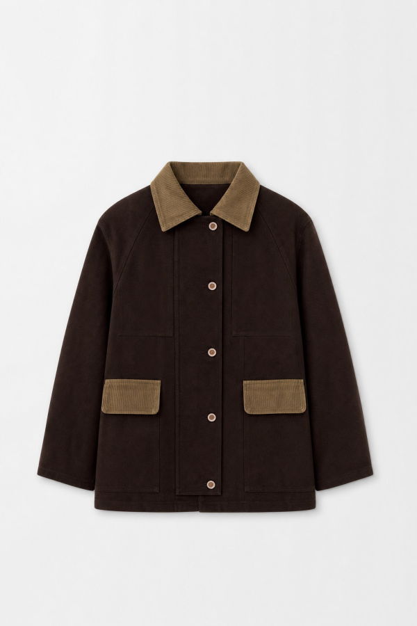 Carmen Says Hazel Contrast Collar Jacket