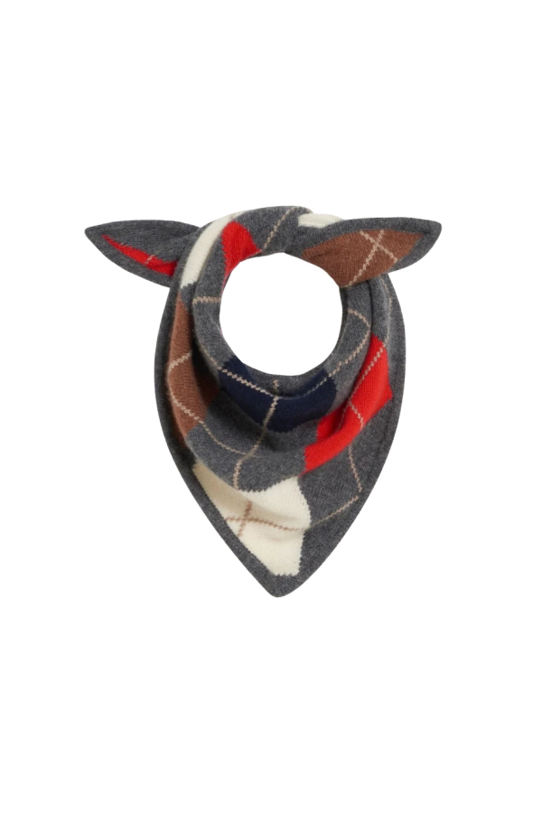 &Daughter Argyle Cashmere Foulard