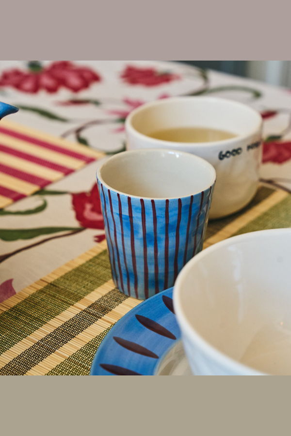 Anna + Nina Stripe Affair Coffee Cup Set of 2