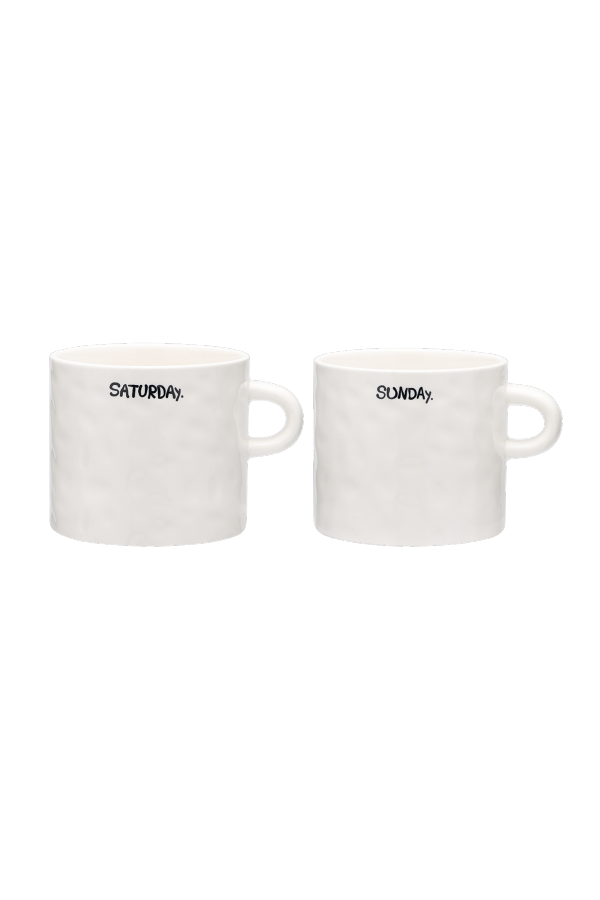 Anna + Nina Weekend Tea Mug Set of 2