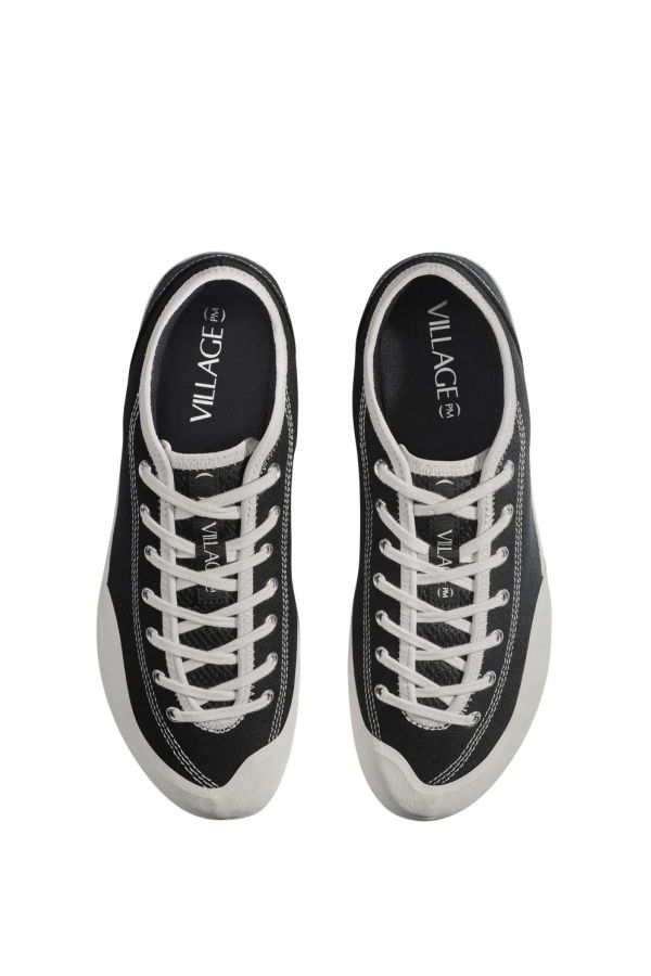 Village PM 1.30PM Canvas Sneakers - Black/Whisper White