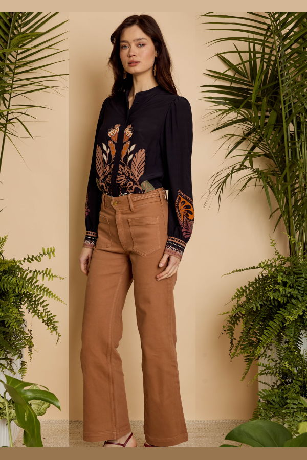 Caballero Sienna Pant - Biscuit