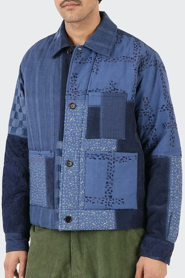 Kardo Craft Bodhi Jacket Indigo Patchwork