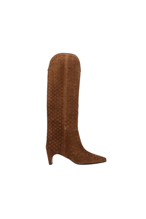 FRĒDA SALVADOR Lennox Boot - Toffee Woven Suede