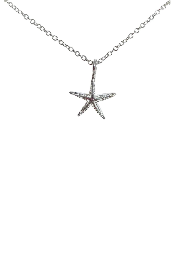 ATOLEA Starfish Necklace - Silver Color