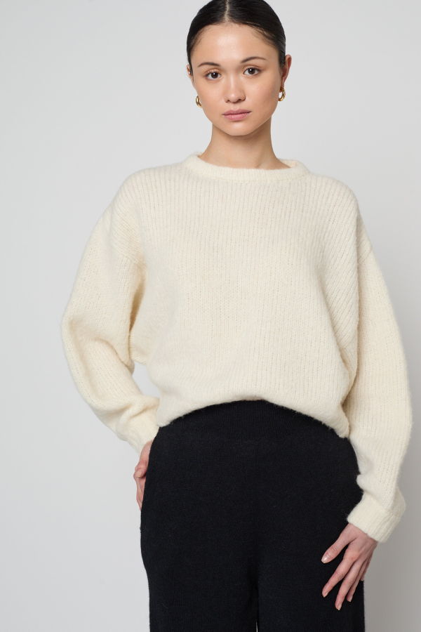 Atelier Delphine Balloon Sleeve Sweater