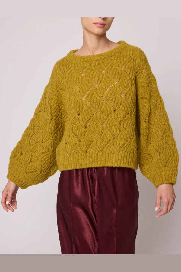 Atelier Delphine Balloon Sleeve Sweater