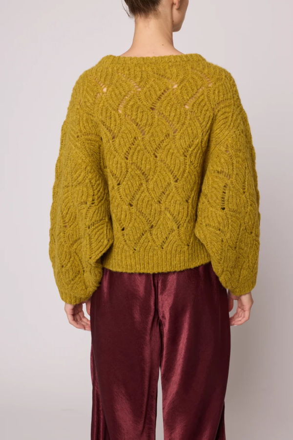 Atelier Delphine Balloon Sleeve Sweater