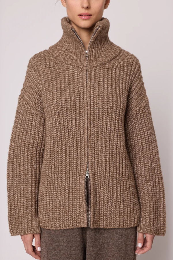 Atelier Delphine Zip-Up Cardigan