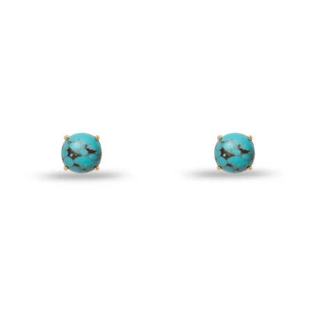 新品【A.B. ELLIE】 Indigo Statement Studs A. B. Ellie Indigo Statement Stud - 14K Gold Plated | Garmentory