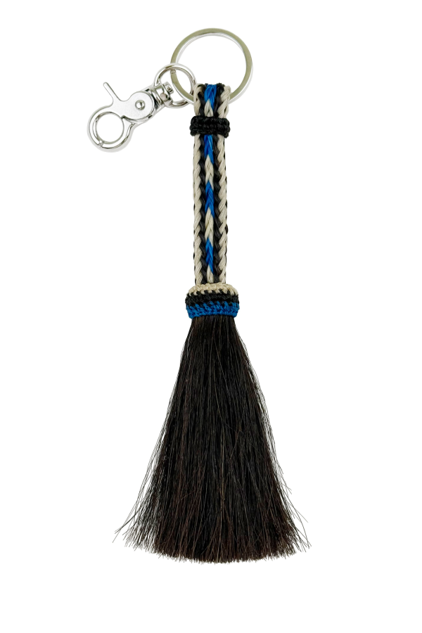 Krystell Barraza Azulejo Hitched Horsehair Tassel Keychain