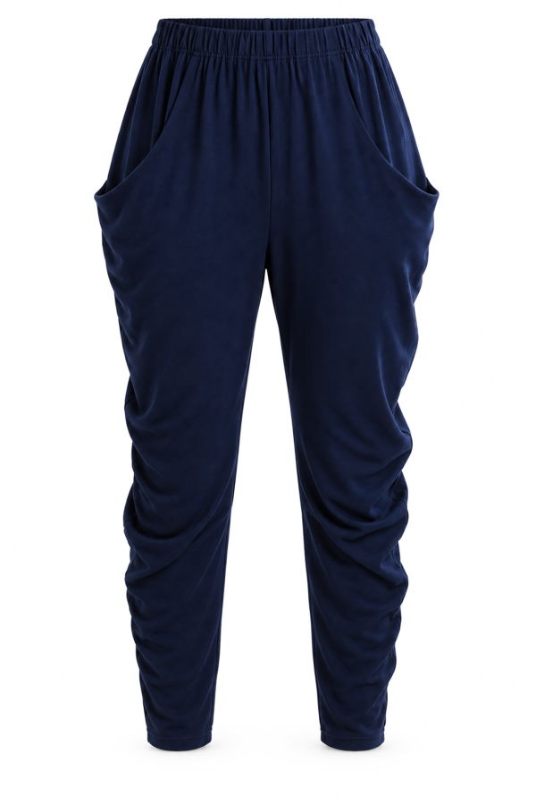 Meg Circle Pant - Navy