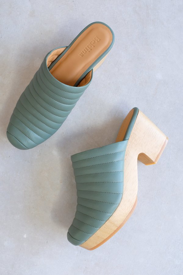 Beklina Ribbed Clog - Flora Beklina Ribbed Clog - Flora