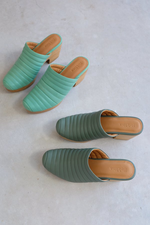 Beklina Ribbed Clog - Flora Beklina Ribbed Clog - Flora