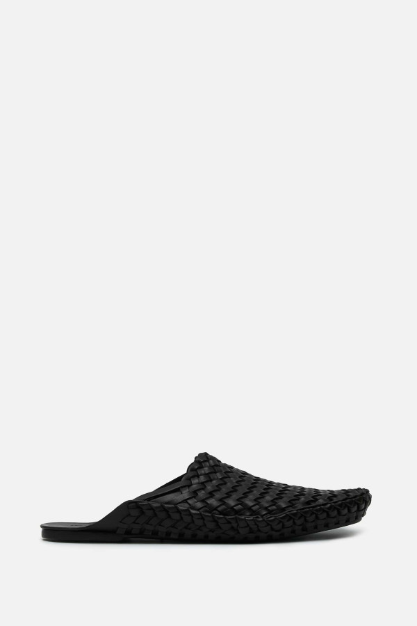 The Row Woven Slip-On Slippers