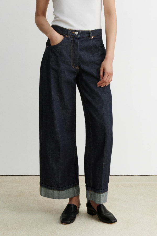 Rachel Comey Cartella High Contrast Pant - Raw Mission Denim