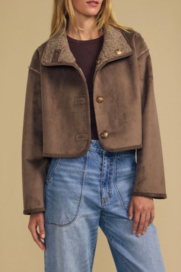 Velvet Esme Jacket - Faded Coco