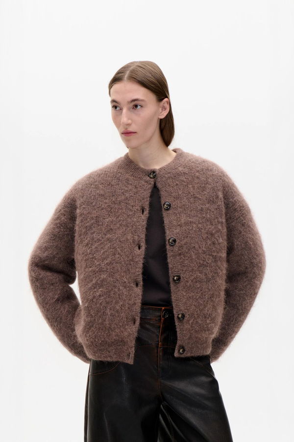 Baum und Pferdgarten Carna Cardigan Coat - Coffee