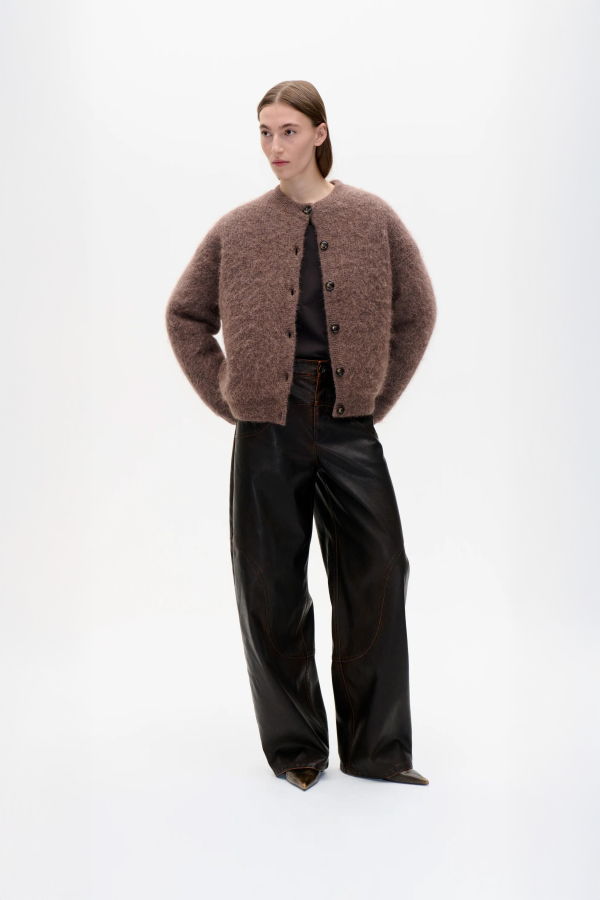 Baum und Pferdgarten Carna Cardigan Coat - Coffee