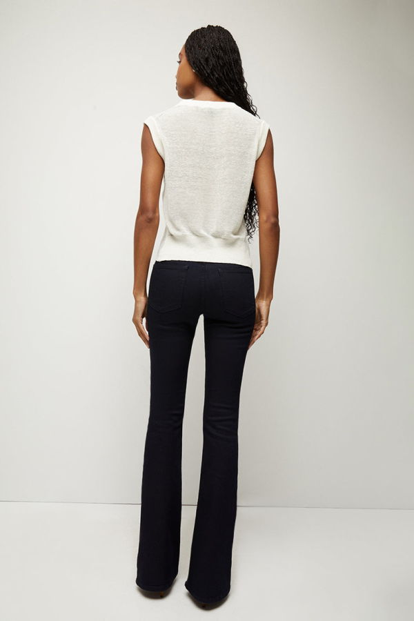 Veronica Beard Beverly High Rise Skinny Flare Pants - Indigo